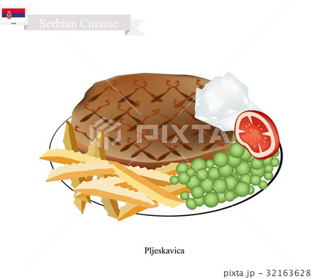 Pljeskavica or Meat Patties, The National Dish 32163628