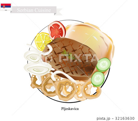 Pljeskavica or Meat Patties, The National Dish Pljeskavica or Meat Patties, The National Dish 32163630