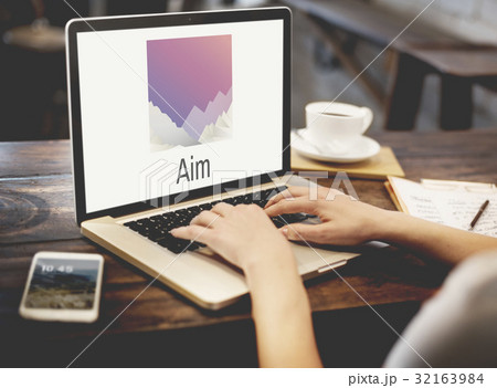 Adminstration Education Hipster Computer Technology Concept 32163984