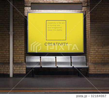 Network graphic overlay banner on wall Network graphic overlay banner on wall 32164067