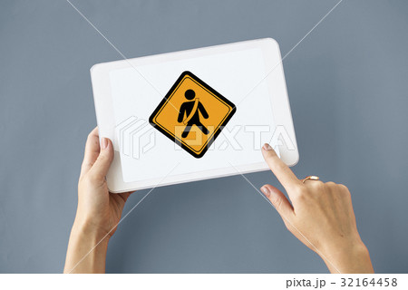 Fasten Seat Belt Safety Warning Sign Fasten Seat Belt Safety Warning Sign 32164458