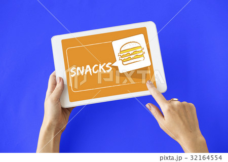 Burger Fast Food Icon Graphic 32164554