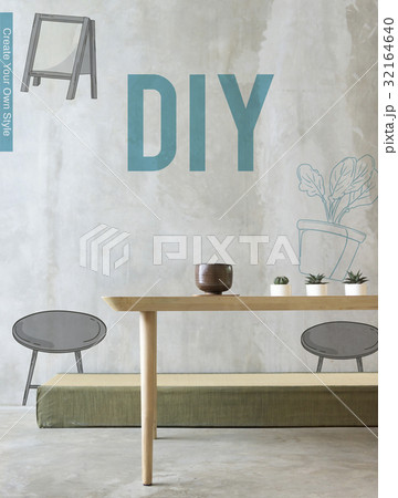 Apartment DIY Decoration Furnishing Interior 32164640