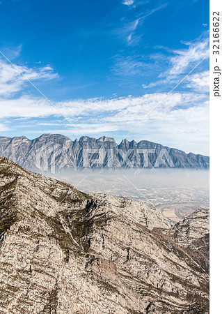 メキシコのモンテレイの山の写真素材