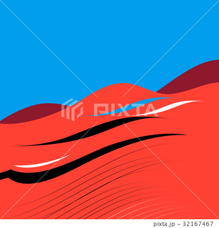 Graphics vector landscape desert 32167467