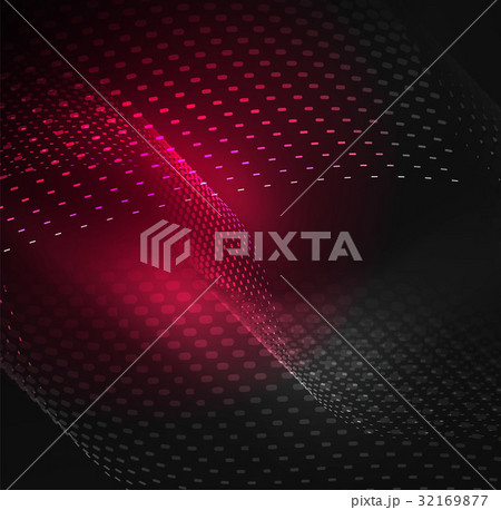 Glowing particles wave design template 32169877