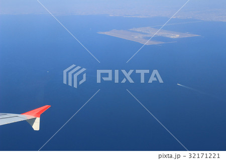View from Window Plane in the Kansai Airport View from Window Plane in the Kansai Airport 32171221