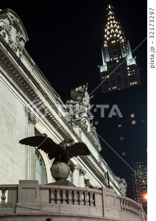 Grand Central Terminal facade from Park Avenue Grand Central Terminal facade from Park Avenue 32173297