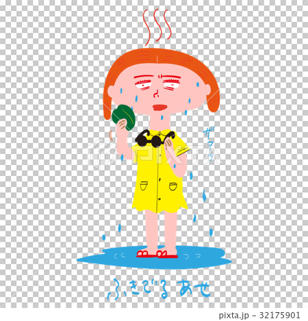 吹き出る汗 32175901