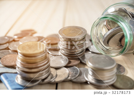 Saving money and account banking finance concept 32178173