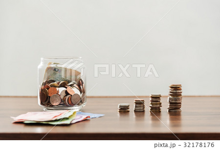 Saving money and account banking for finance 32178176