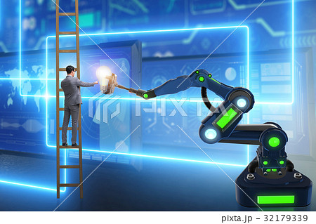 New idea concept with businessman 32179339