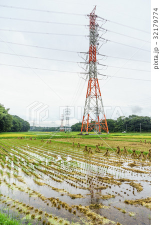 秋の四街道市の田園風景 32179774