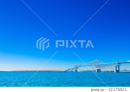東京 東京ゲートブリッジと富士山(若洲海浜公園より) 東京 東京ゲートブリッジと富士山(若洲海浜公園より) 32179921