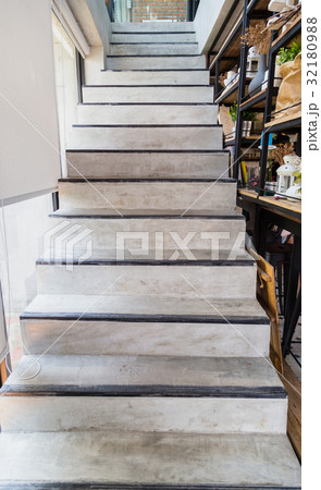 modern concrete stairs in the modern house modern concrete stairs in the modern house 32180988