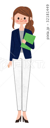 キャリアウーマンのイラスト素材