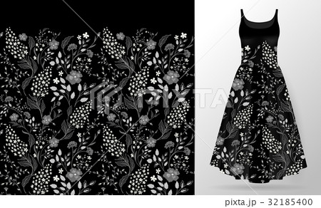 Cute pattern in small simple flowers. Seamless Cute pattern in small simple flowers. Seamless 32185400