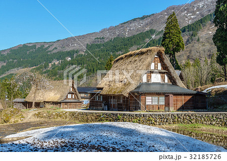 世界遺産五箇山相倉集落の風景 世界遺産五箇山相倉集落の風景 32185726