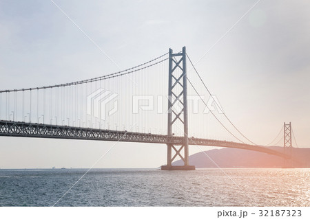Akashikaikyo bridge in Kobe Japan Akashikaikyo bridge in Kobe Japan 32187323