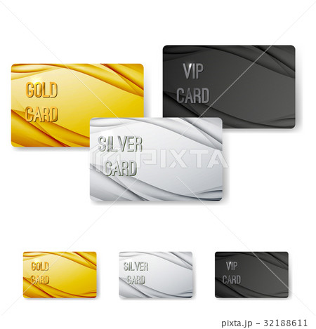Modern wave abstract vip card collection Modern wave abstract vip card collection 32188611