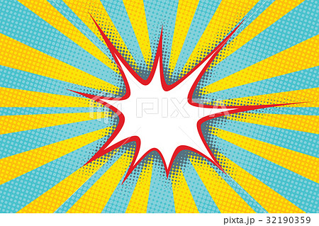 sharp comic bubble cloud in the background of pop 32190359