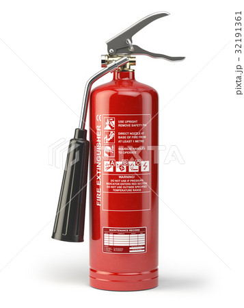 Fire extinguisher isolated on white background. Fire extinguisher isolated on white background. 32191361