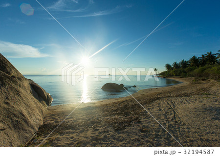 beach and tropical sea beach and tropical sea 32194587