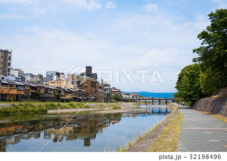 京都　三条大橋　6月 32198496
