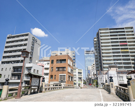 名古屋市都市風景 五條橋から中区丸の内方面を望む 名古屋市都市風景 五條橋から中区丸の内方面を望む 32199745