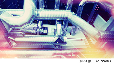 Ventilation pipes of an air condition 32199863