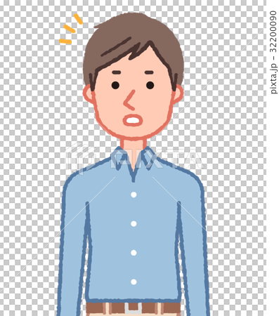 気付く男性 32200090