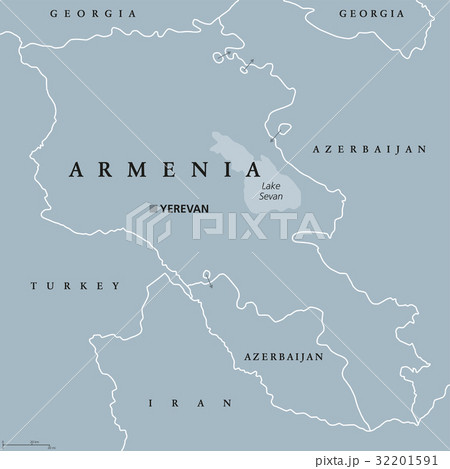 Armenia political map 32201591