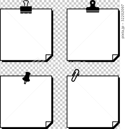 メモのイラスト素材 3297
