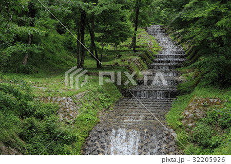牛伏川のフランス式階段工 牛伏川のフランス式階段工 32205926