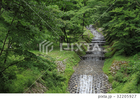 牛伏川のフランス式階段工 牛伏川のフランス式階段工 32205927