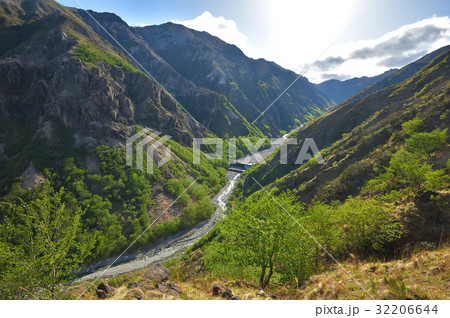 渡良瀬川源流の渓谷 32206644