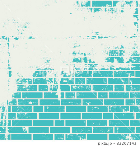 Plastered brick wall. 32207143