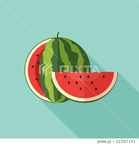 Watermelon with cut slice 32207155