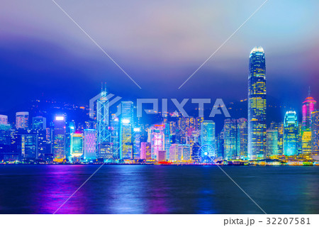 View of Hong kong Island 32207581