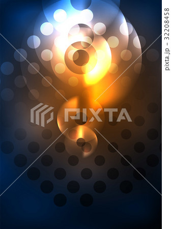 Glowing circles in the dark Glowing circles in the dark 32208458