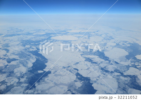 北極圏 4月のカラ海 Kara Sea On Arctic Ocean の写真素材