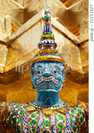 Giant Buddha in Grand Palace, Thailand 32211927