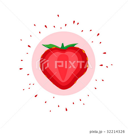 Strawberry fruit icon 32214326