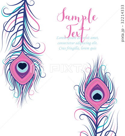 Colorful peacock feathers 32214333