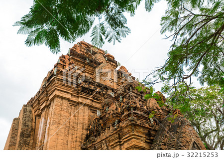 Old Vietnamese temple Tyam towers Po Nagar, Cham Old Vietnamese temple Tyam towers Po Nagar, Cham 32215253