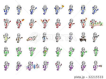 トーン記号のキャラクター(2) トーン記号のキャラクター(2) 32215533