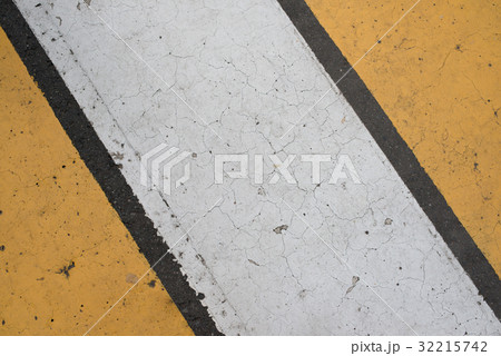 Asphalt highway texture with cracked white and 32215742