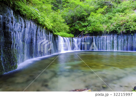 新緑の白糸の滝 32215997