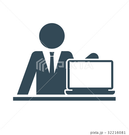 ビジネスマン ピクトグラム 5のイラスト素材