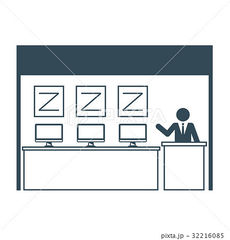 ビジネスマン ピクトグラム 9 32216085